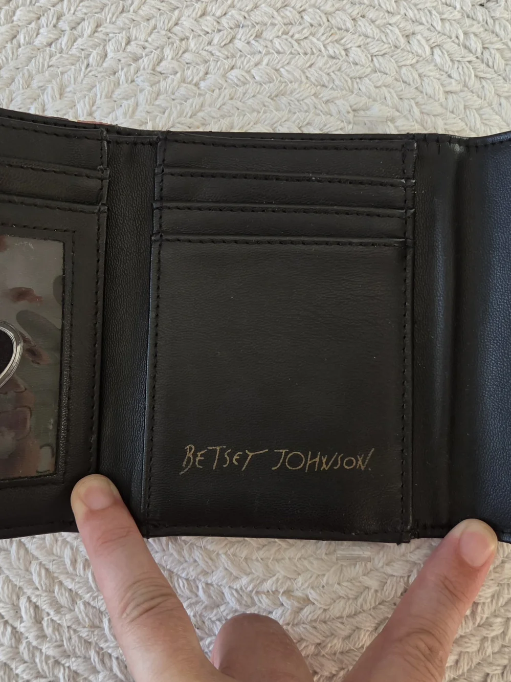 Betsey Johnson Floral Wallet in Mauve Rose. #SW